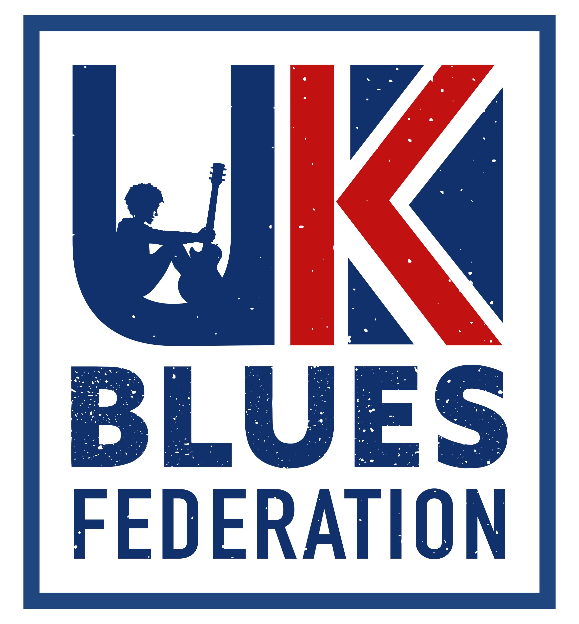 UK Blues Federation Main Logo Framed Colour RGB
