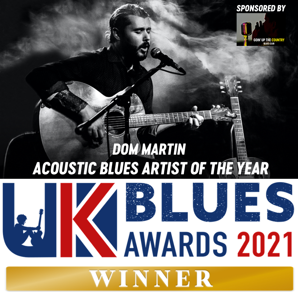 Dom Martin UKBlues awards